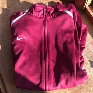 Small Nike warm up jacket Maroon